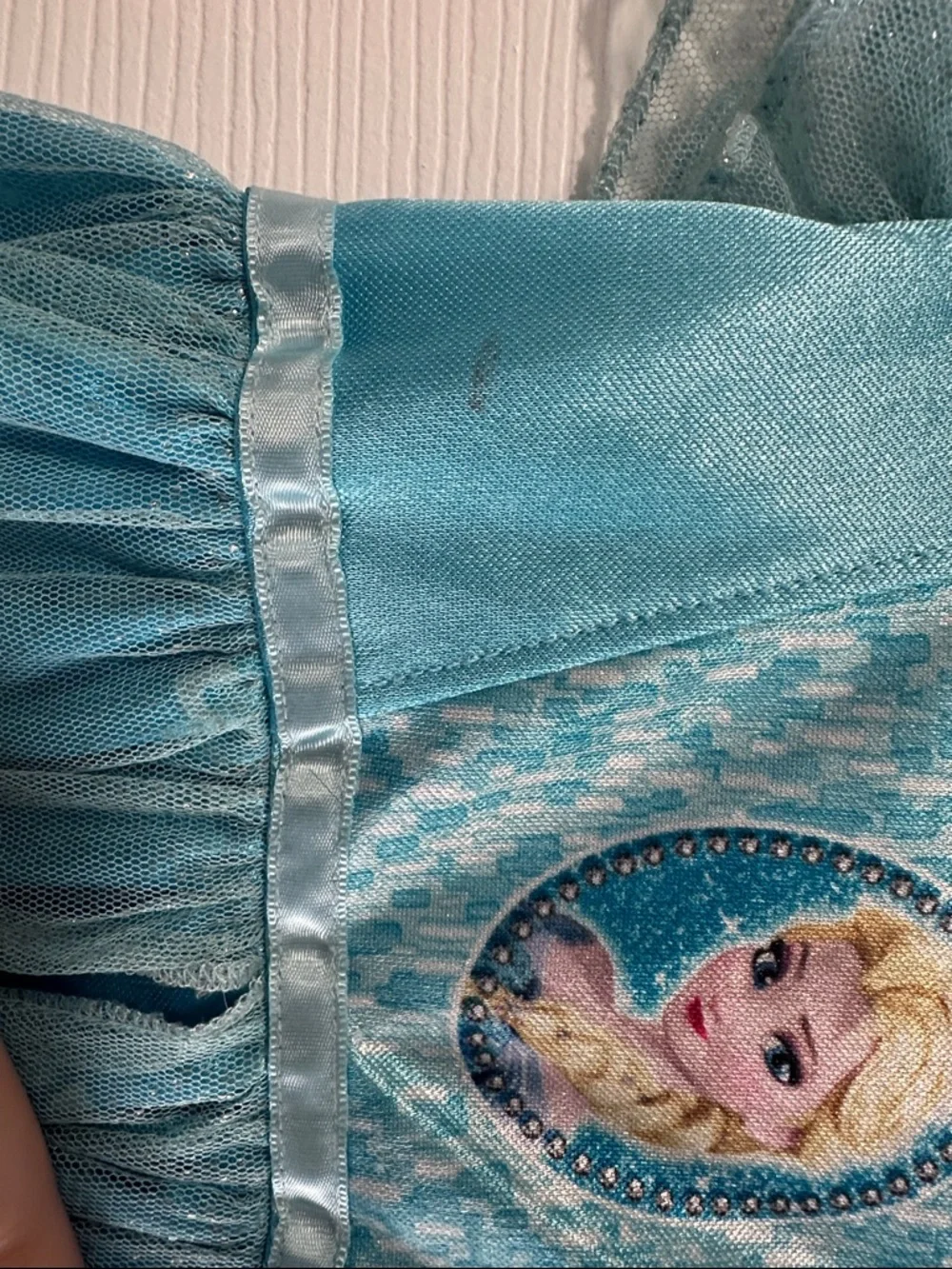 Disney Frozen Girls Blue Pink Green Princess Nightgowns (3 Pack) - Picture 3 of 12